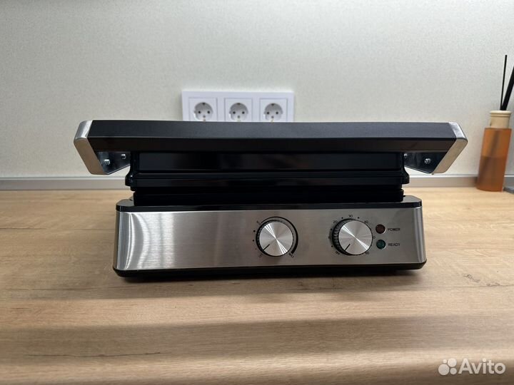 Новый электрогриль + вафельница