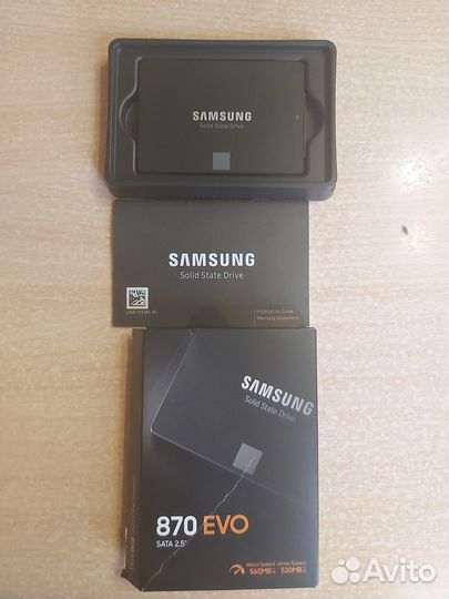 SATA накопитель samsung SSD 870 EVO
