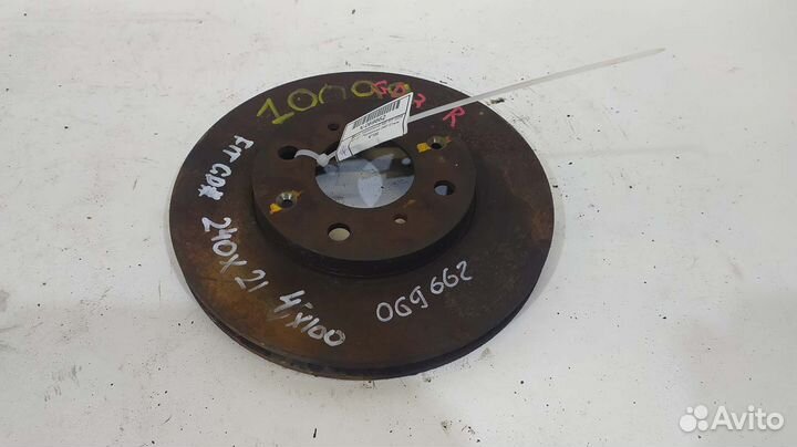 Диск тормозной honda FIT GD 01-07 Передний 240*21м