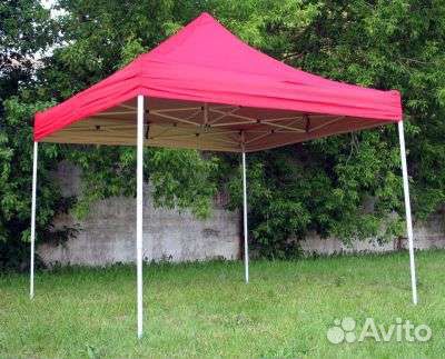 Шатер гармошка 3х3 метра 23.8 кг мощный