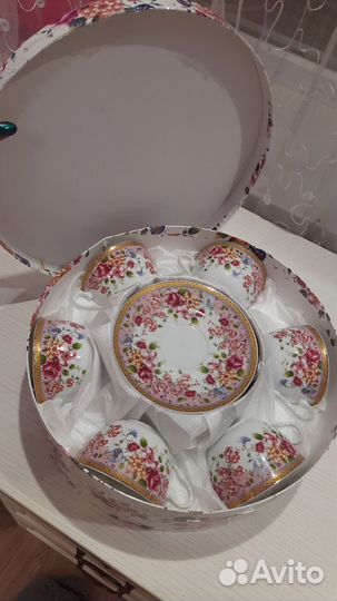 Чайный сервиз estetica фарфор новый