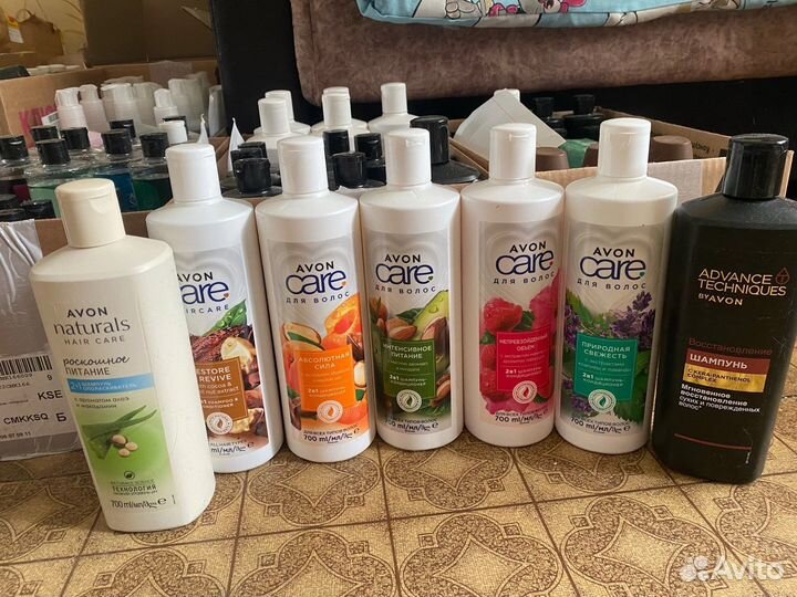 Шампуни Avon, бальзамы, маски, сыворотки