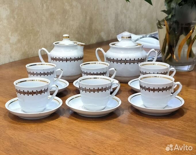 Сервиз кофейный Городецкий Варфоровый завод