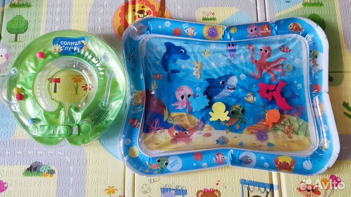 Детский водный коврик и круг