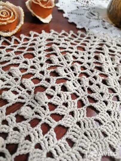 Салфетка вязаная крючком