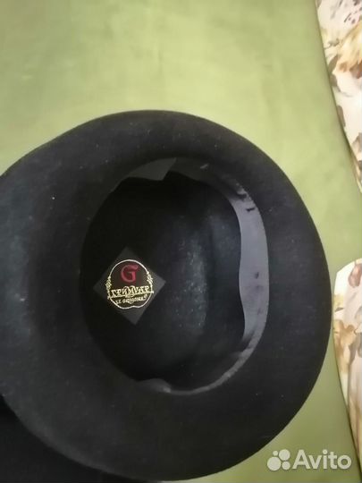 Шляпа фетровая женская