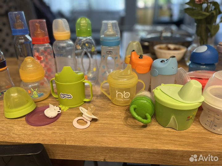 Детские поильники, бутылочки