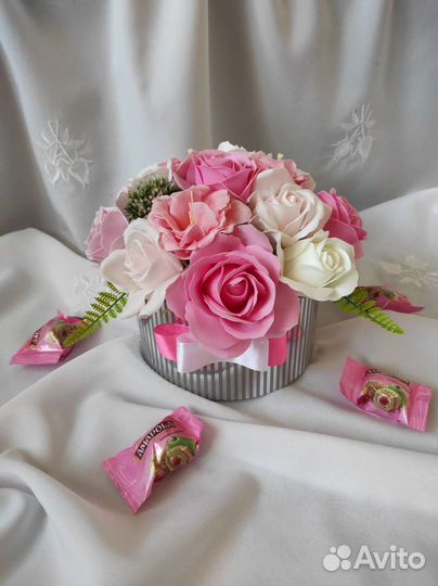 Мыльные розы букеты