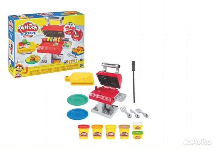 Игровой набор с пластилином Hasbro Play-Doh Гриль