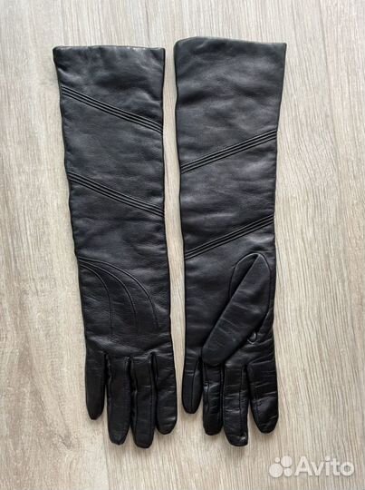 Перчатки женские кожаные новые