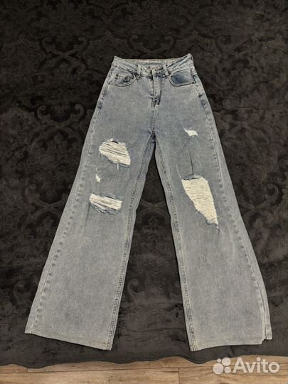Джинсы палаццо 42 44