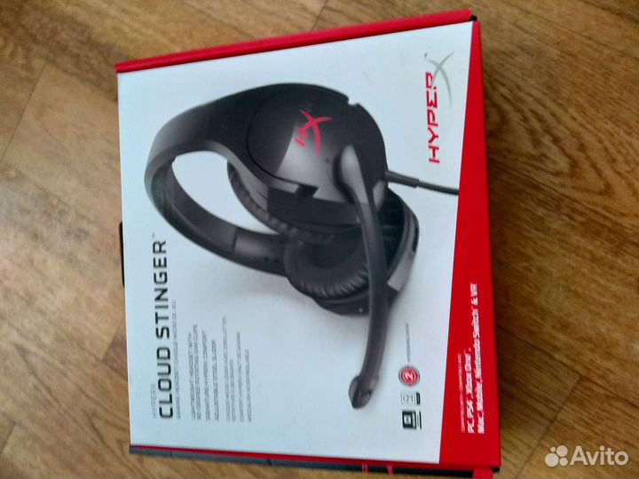 Игровые наушники HyperX Cloud Stinger Black