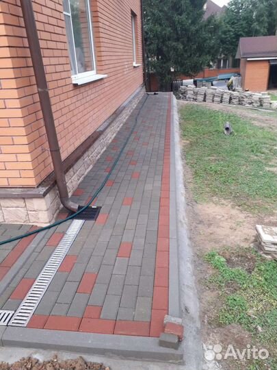 Укладка тротуарной плитки