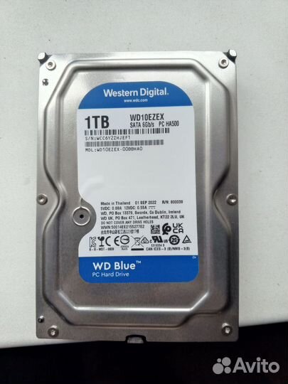 Жесткий диск wd blue 1tb
