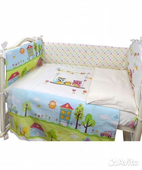 Комплект в кроватку с бортиками