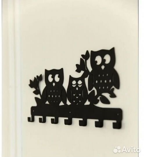 Ключница-вешалка настенная металлическая