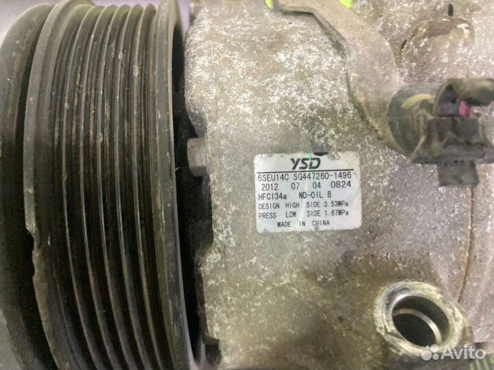 Компрессор кондиционера Toyota Corolla ZRE151