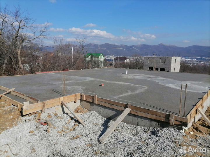 Бетонные работы со своей опалубкой, выполним бетон