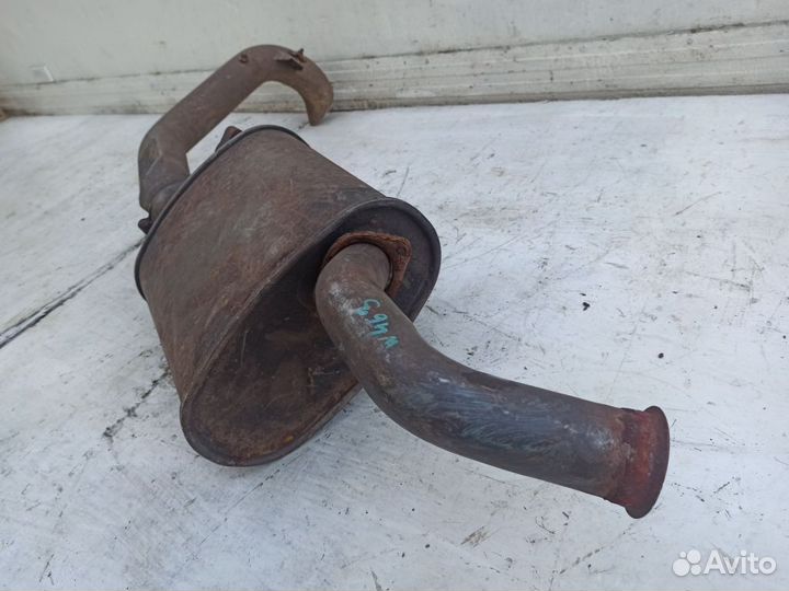 Задняя банка глушителя