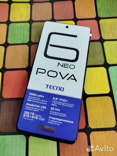 TECNO Pova 6 Neo, 8/256 ГБ