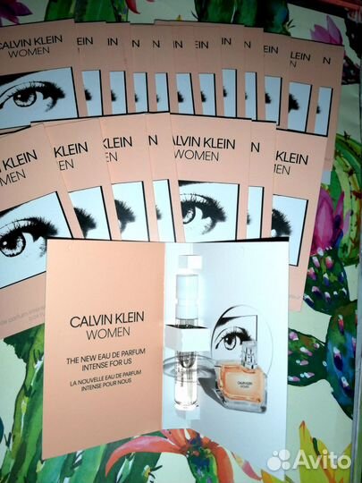 Calvin Klein women intense edp 10 шт
