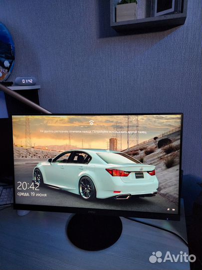 Монитор MSI pro mp271 75гц, на гарантии