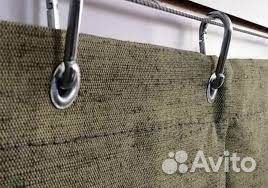 Штора брезентовая оп, 3х3,5 м. с люверсами