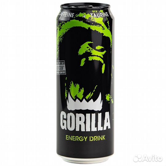Энергетический напиток Горилла Pure Energy 0,45л