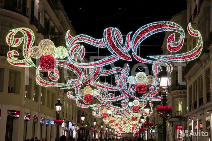 Светодиодные фигуры для уличного оформления