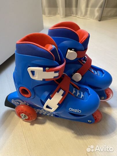 Роликовые коньки детские раздвижные, защита,шлем