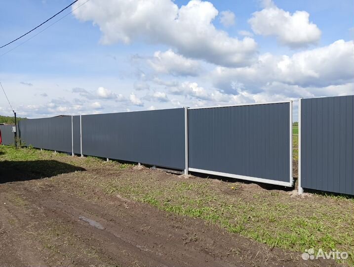 Забор из профнастила