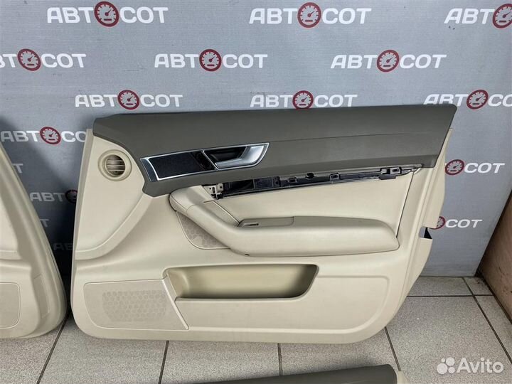 Дверные карты комплект Audi A6 (C6,4F) 2005-2011