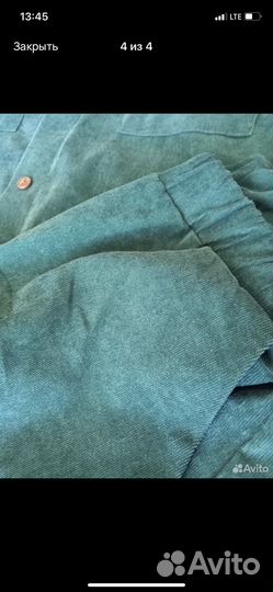 Костюм женский вельветовый спортивный