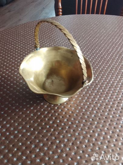 Винтажная конфетница.Латунь