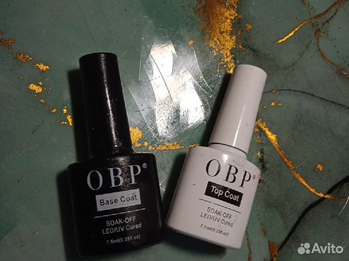 Гель лаки для ногтей,база,два топа