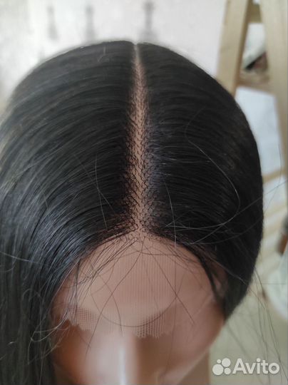 Парик полусистема длинный