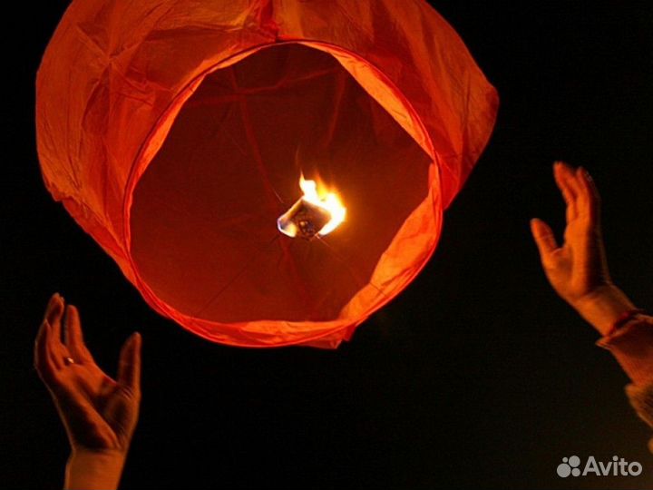 Шар для запуска со свечёй