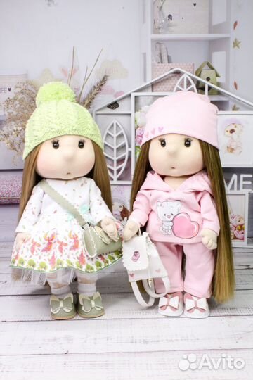 Текстильная игровая кукла