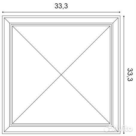 W123 Orac Decor autoire classics 333*35*333 мм