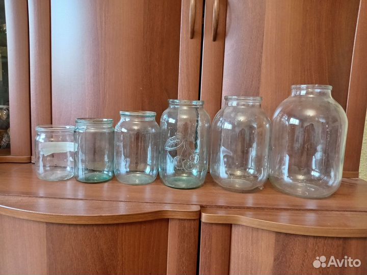 Банки стеклянные разные