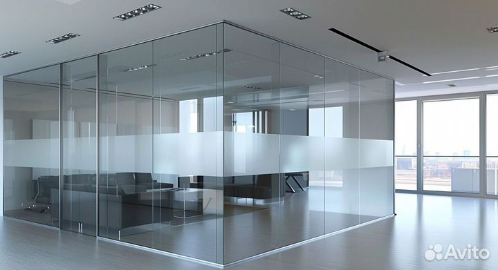 Перегородка из стекла с гарантией