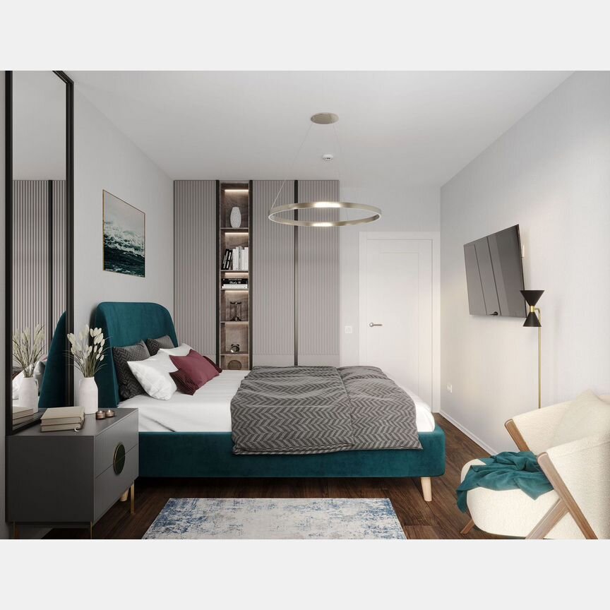 2-к. квартира, 47,2 м², 13/23 эт.