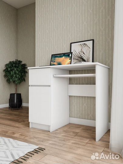 Стол письменный мс-1 белый