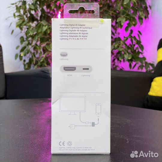 Apple Lightning Digital AV Adapter (Новый)