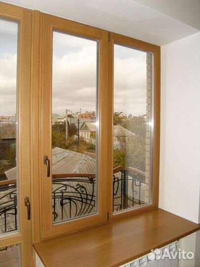 Пластиковые окна на дачу и в дом с отделкой