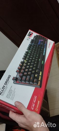 Игровая клавиатура HyperX Alloy Origins Red