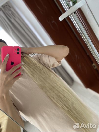 Волосы для наращивания блонд