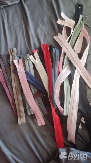 Молния в ассортименте