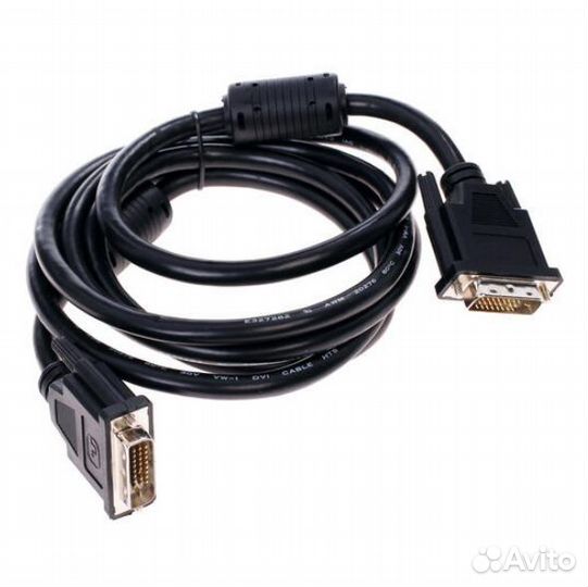 Кабель dexp DVI-D - DVI-D Dual Link, 2 м