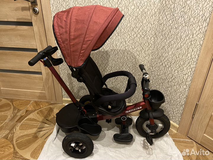 Трехколесный велосипед коляска